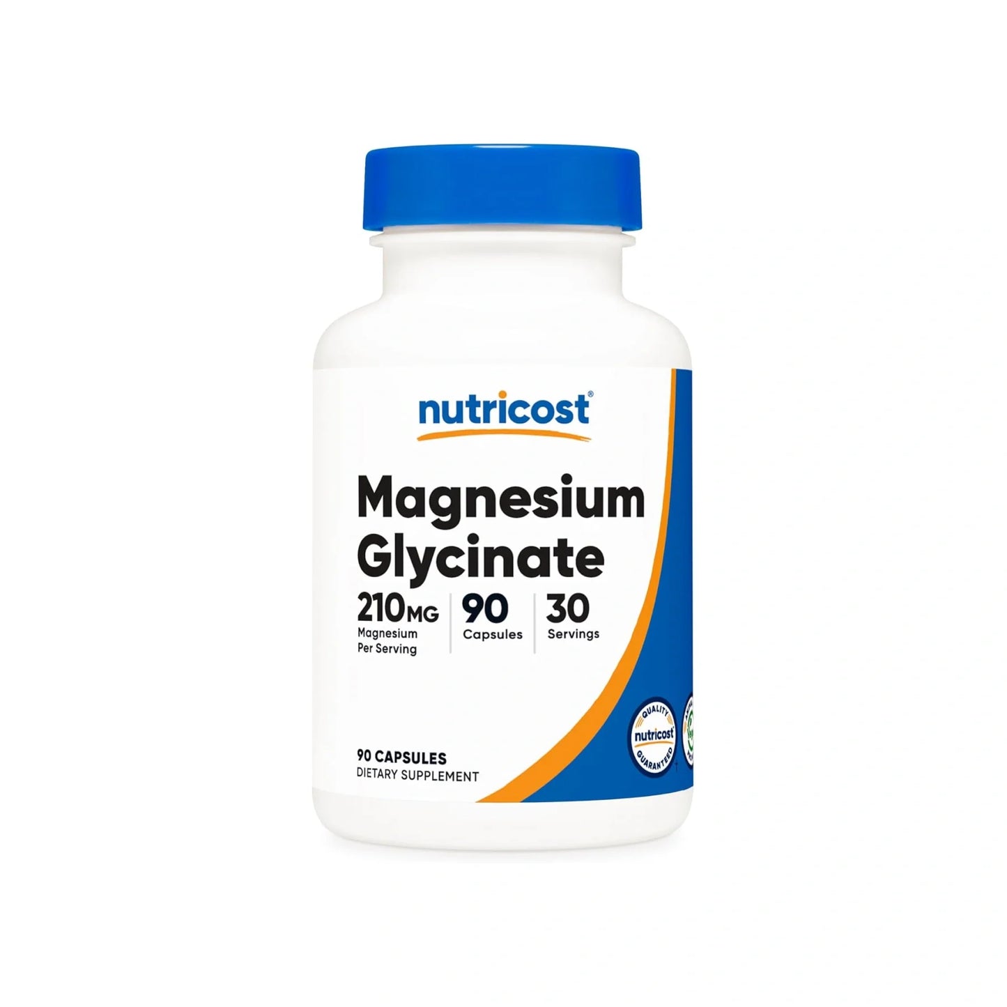 Nutricost Magnesium Glycinate 210mg per serving