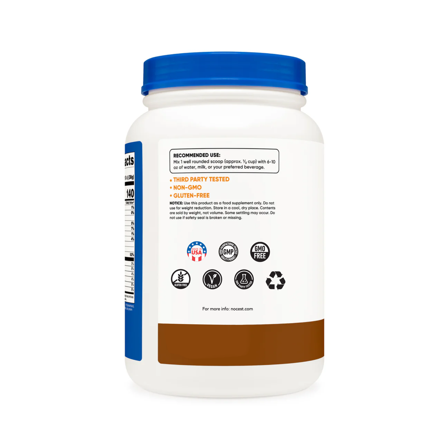 Nocest Whey Protein Isolate Powder