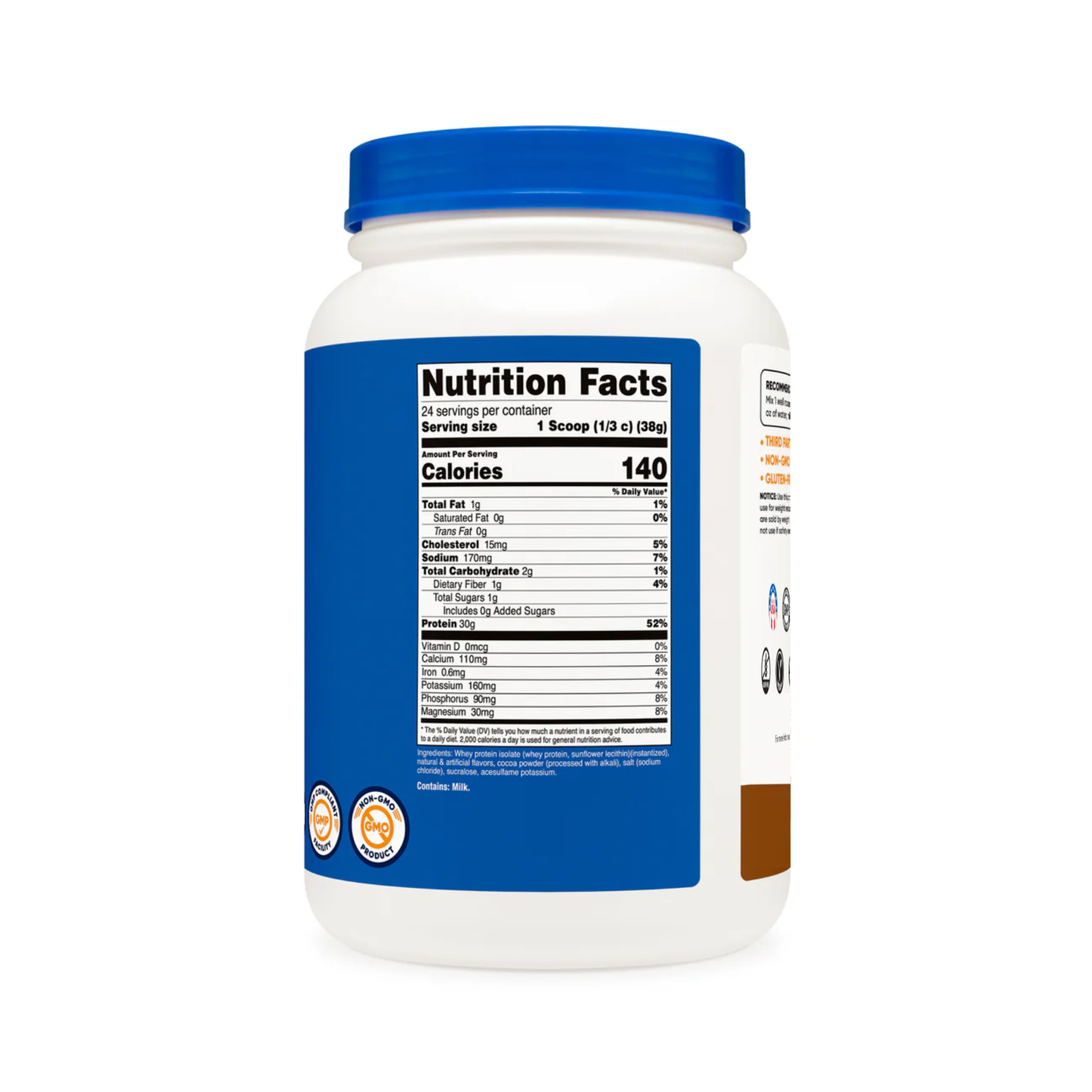 Nocest Whey Protein Isolate Powder
