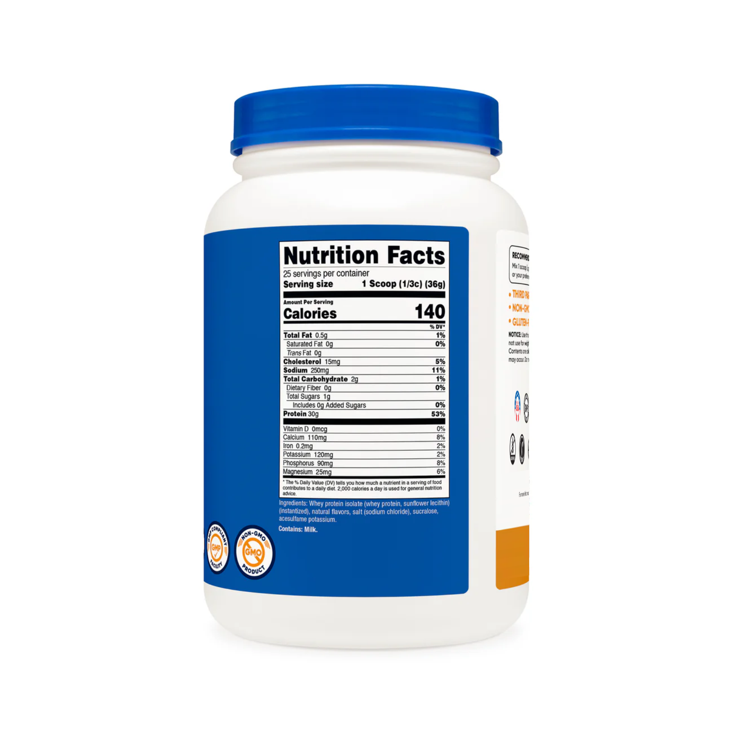 Nocest Whey Protein Isolate Powder