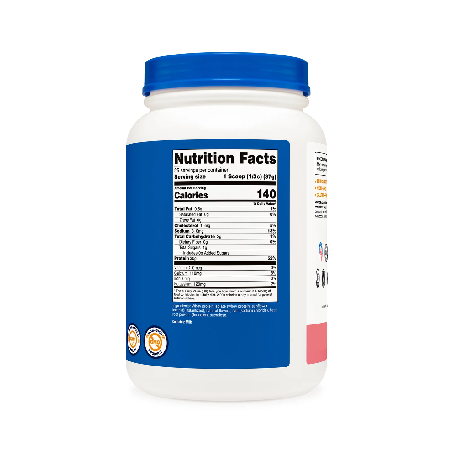 Nocest Whey Protein Isolate Powder