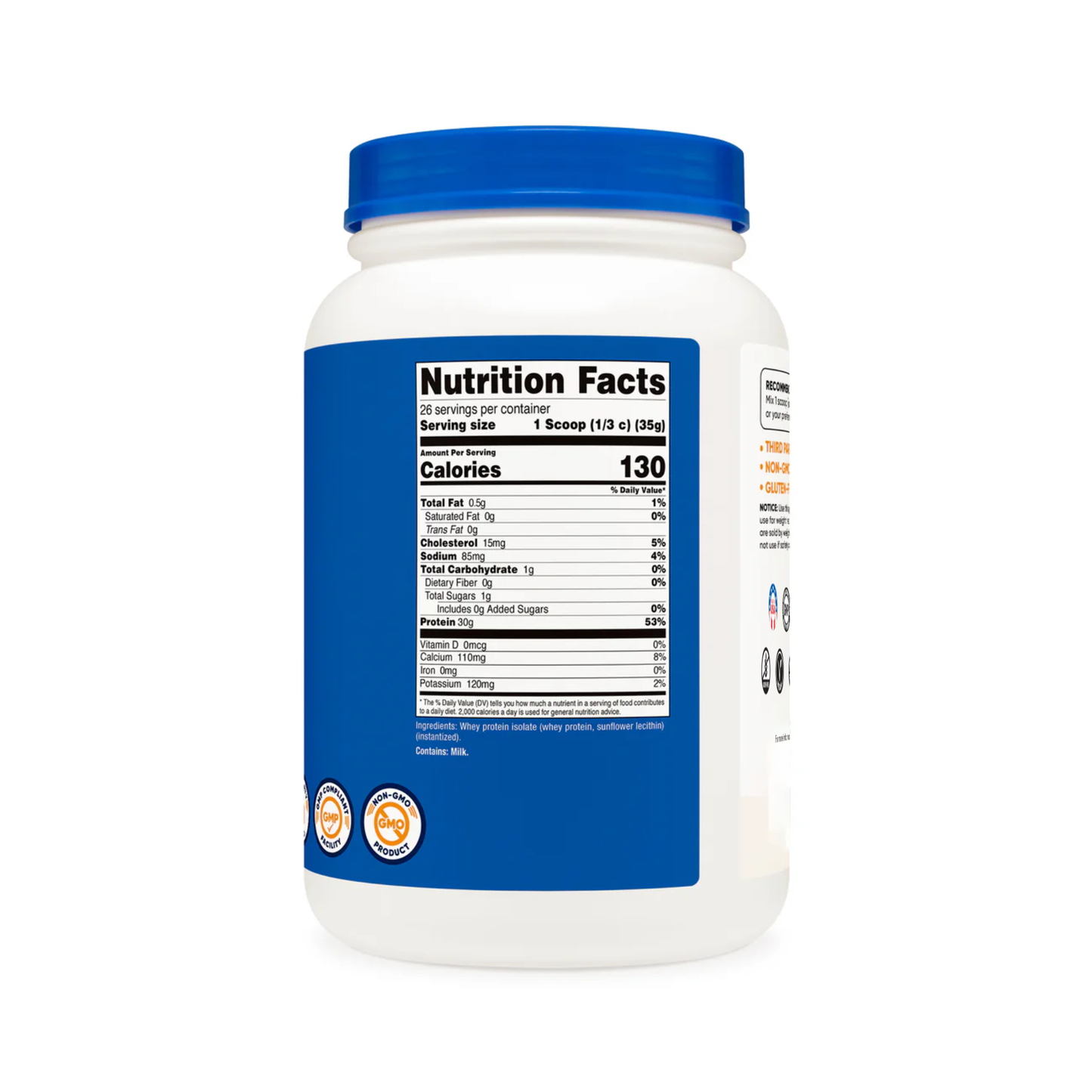 Nocest Whey Protein Isolate Powder