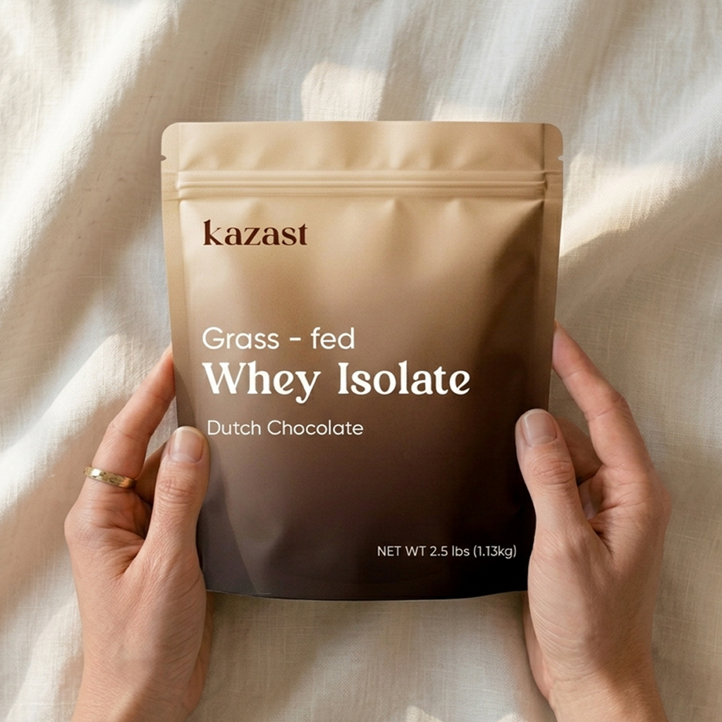 Kazast® Whey Protein Isolate Powder - Dutch Chocolate