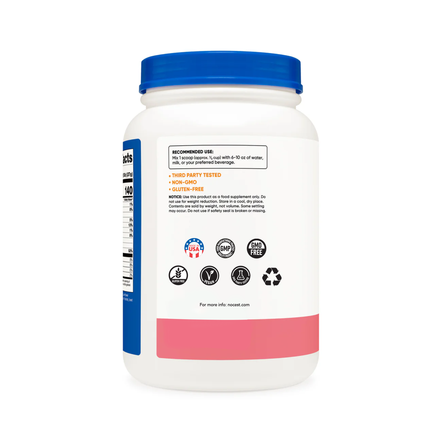 Nocest Whey Protein Isolate Powder
