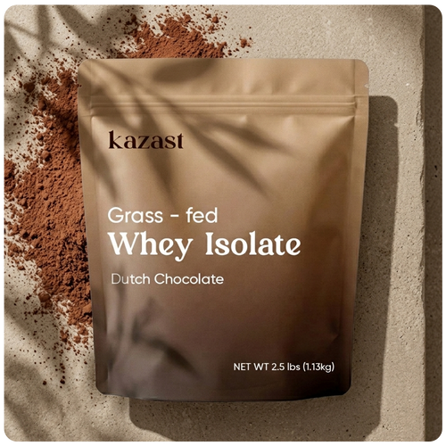 Kazast® Whey Protein Isolate Powder - Dutch Chocolate